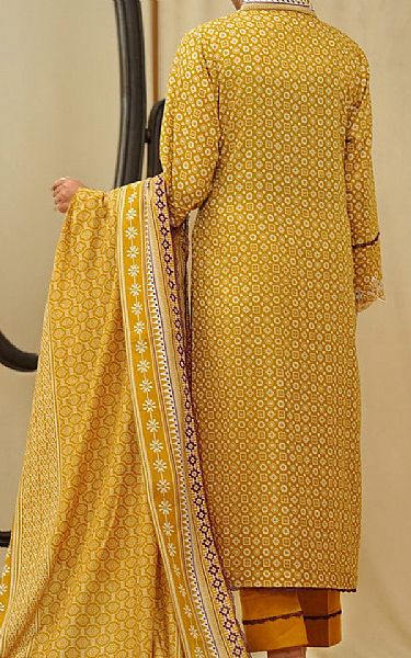 Vs Textile Mustard Lawn Suit | Pakistani Lawn Dress in USA- Image 2