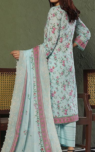 Vs Textile Light Blue Lawn Suit | Pakistani Lawn Dress in USA- Image 2