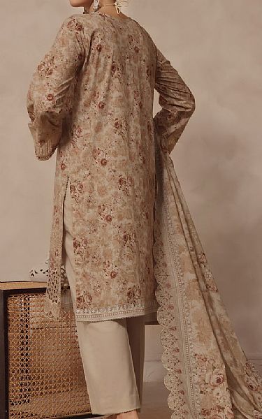Vs Textile Beige Lawn Suit | Pakistani Lawn Dress in USA- Image 2