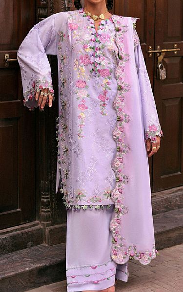 Zaha Lavender Lawn Suit | Pakistani Lawn Dress in USA- Image 1