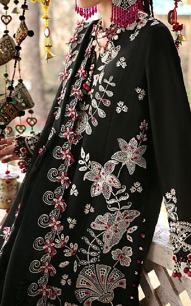 Zaha Black Lawn Suit | Pakistani Lawn Dress in USA- Image 2