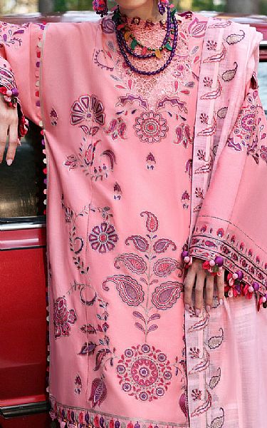 Zaha Pink Lawn Suit | Pakistani Lawn Dress in USA- Image 2