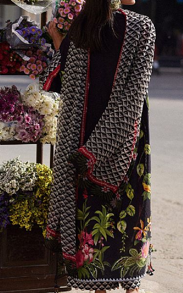 Zaha Black Lawn Suit | Pakistani Lawn Dress in USA- Image 2
