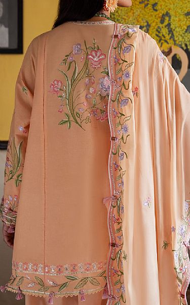 Zaha Peach Lawn Suit | Pakistani Lawn Dress in USA- Image 2