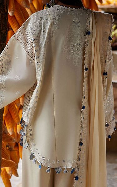 Zaha Ivory Lawn Suit | Pakistani Lawn Dress in USA- Image 2
