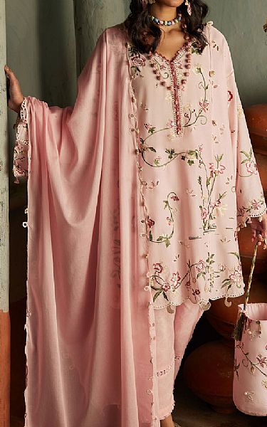 Zaha Pink Lawn Suit | Pakistani Lawn Dress in USA- Image 1