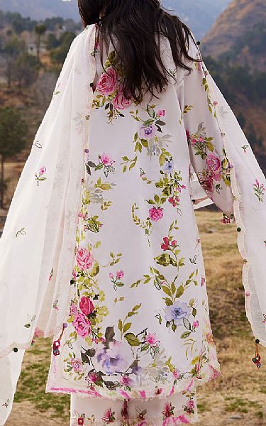 Zaha Off-white Lawn Suit | Pakistani Lawn Dress in USA- Image 2