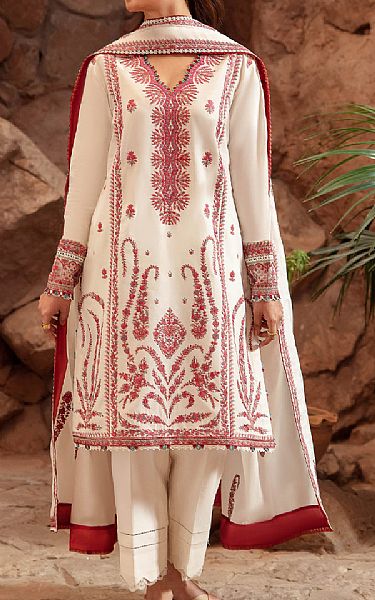 Zaha Off-white Lawn Suit | Pakistani Lawn Suits- Image 1