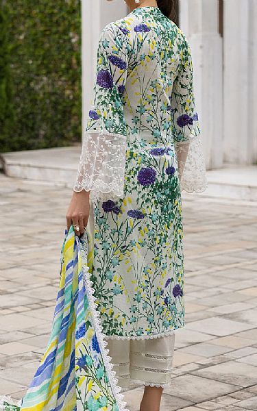 Zainab Chottani White Lawn Suit | Pakistani Lawn Suits- Image 2