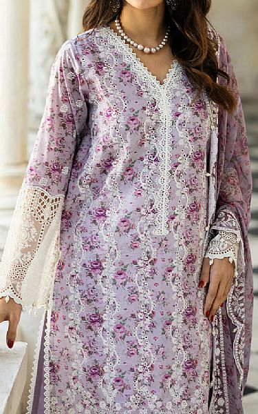 Zainab Chottani Lilac Lawn Suit | Pakistani Lawn Dress in USA- Image 2