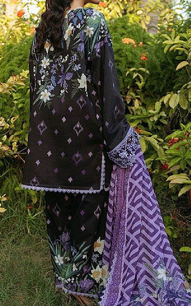 Zainab Chottani Black Lawn Suit | Pakistani Lawn Dress in USA- Image 2