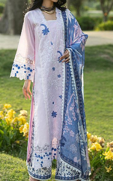 Zainab Chottani Lilac Lawn Suit | Pakistani Lawn Dress in USA- Image 1