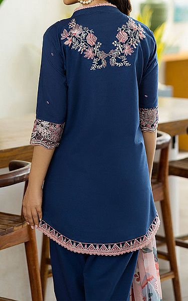 Zainab Chottani Blue Lawn Suit | Pakistani Lawn Dress in USA- Image 2