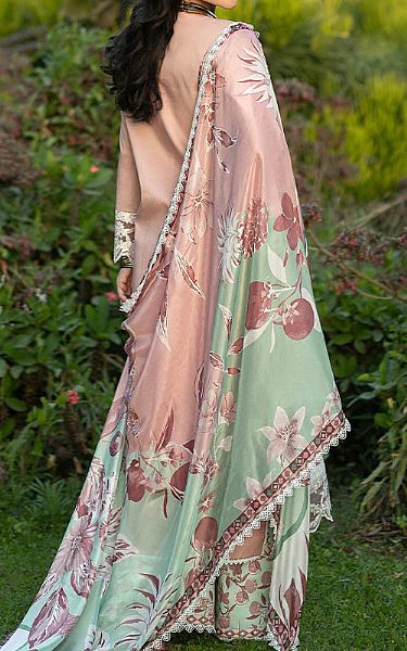 Zainab Chottani Rose Pink Lawn Suit | Pakistani Lawn Dress in USA- Image 2