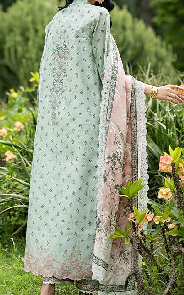 Zainab Chottani Sky Blue Lawn Suit | Pakistani Lawn Dress in USA- Image 2