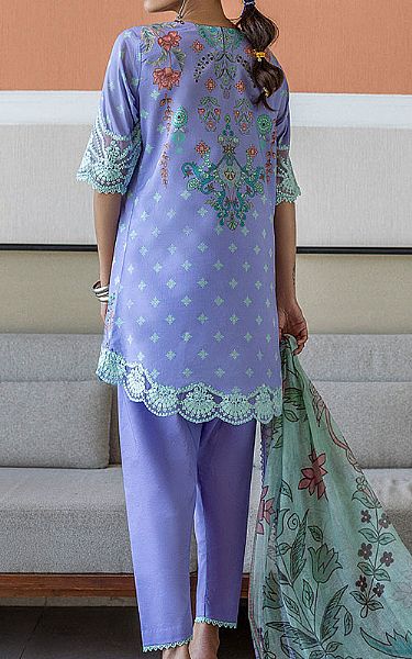 Zainab Chottani Lavender Lawn Suit | Pakistani Lawn Dress in USA- Image 2