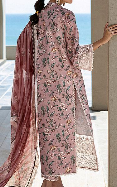 Zainab Chottani Dusty Pink Lawn Suit | Pakistani Lawn Dress in USA- Image 2