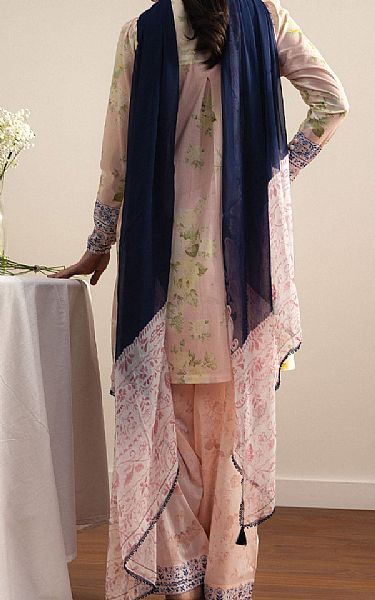 Zara Shahjahan Light Pink Lawn Suit | Pakistani Lawn Dress in USA- Image 2