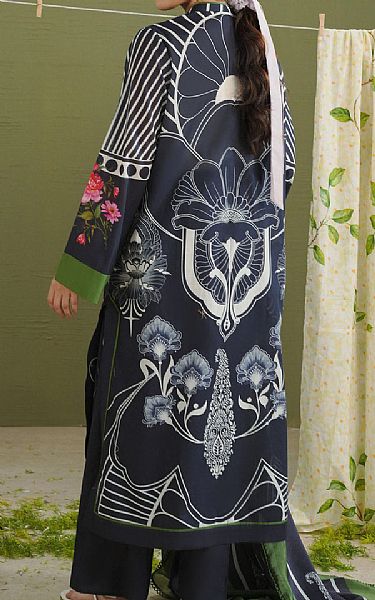 Zara Shahjahan Black Lawn Suit | Pakistani Lawn Dress in USA- Image 2