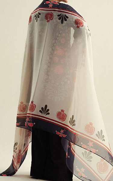 Zara Shahjahan Purple Taupe Cambric Suit | Pakistani Winter Dresses in USA- Image 2