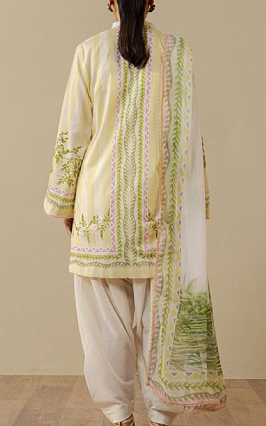 Zara Shahjahan Ivory Lawn Suit | Pakistani Lawn Dress in USA- Image 2