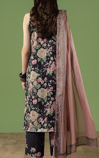 Zara Shahjahan Black Lawn Suit | Pakistani Lawn Dress in USA- Image 2