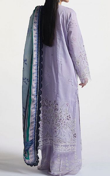 Zara Shahjahan Lilac Lawn Suit | Pakistani Lawn Dress in USA- Image 2