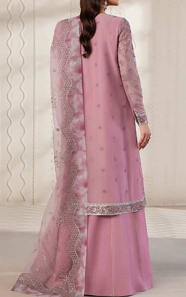 Zarif Tea Pink Chiffon Suit | Pakistani Embroidered Chiffon Dresses USA- Image 2