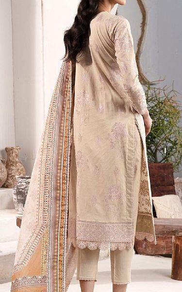 Zarif Desert Sand Lawn Suit | Pakistani Lawn Suits- Image 2