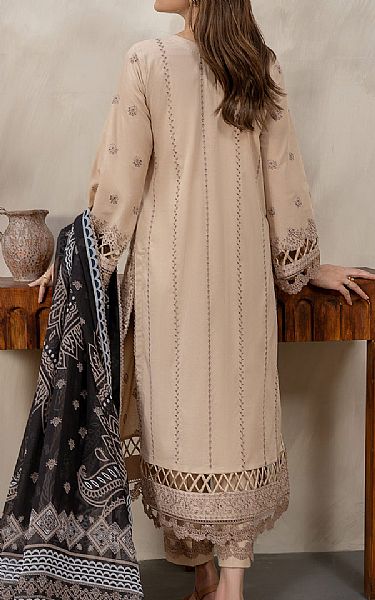 Zarif Beige Lawn Suit | Pakistani Lawn Dress in USA- Image 2