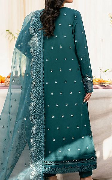 Zarif Teal Lawn Suit | Pakistani Lawn Dress in USA- Image 2