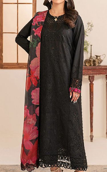 Zarif Black Lawn Suit | Pakistani Lawn Dress in USA- Image 1