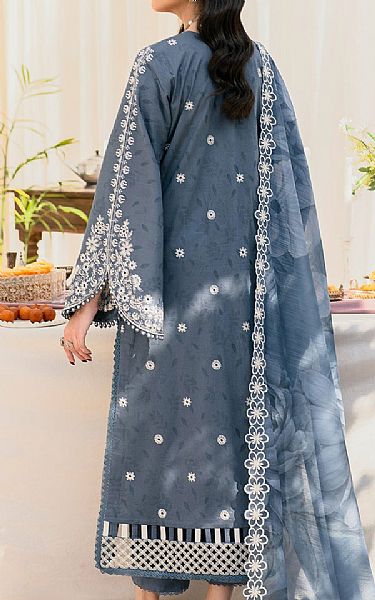 Zarif Slate Grey Lawn Suit | Pakistani Lawn Dress in USA- Image 2
