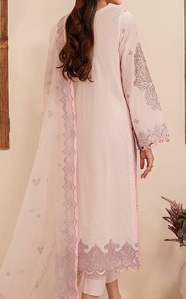 Zarif Off White/Light Pink Lawn Suit | Pakistani Lawn Dress in USA- Image 2
