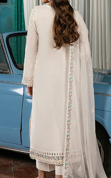 Zarif Off White Lawn Suit | Pakistani Lawn Dress in USA- Image 2