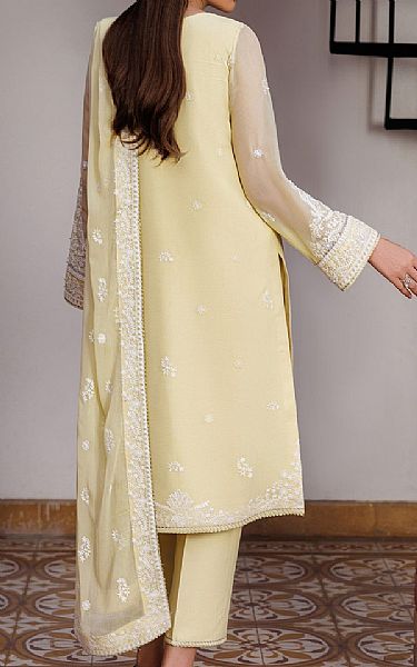 Zarif Cream Chiffon Suit | Pakistani Embroidered Chiffon Dresses USA- Image 2
