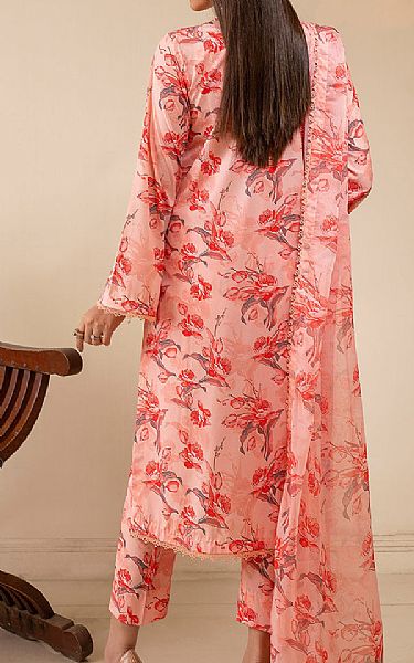 Zarif Pale Rose Silk Suit | Pakistani Lawn Suits- Image 2