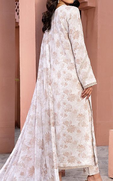 Zarif Ivory Cambric Suit | Pakistani Lawn Suits- Image 2