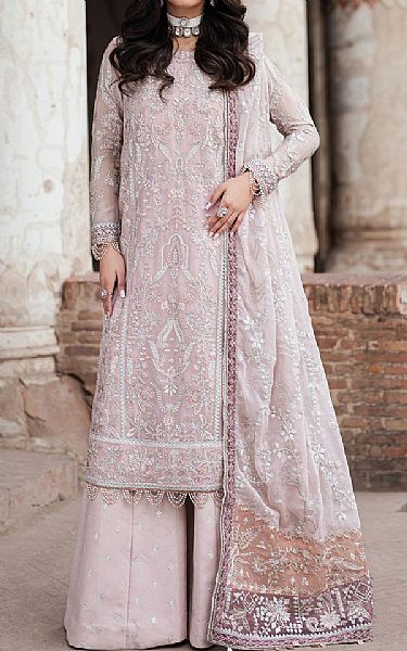 Zarif Lilac Chiffon Suit | Pakistani Embroidered Chiffon Dresses USA- Image 1