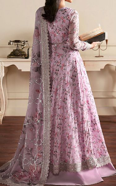 Zarif Lavender Chiffon Suit | Pakistani Embroidered Chiffon Dresses USA- Image 2