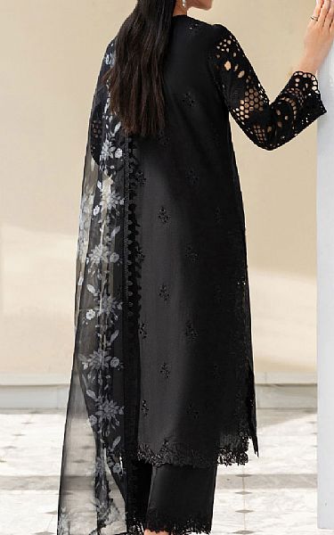 Zarif Black Lawn Suit | Pakistani Lawn Dress in USA- Image 2