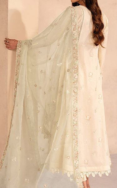 Zarif Off White Lawn Suit | Pakistani Lawn Dress in USA- Image 2