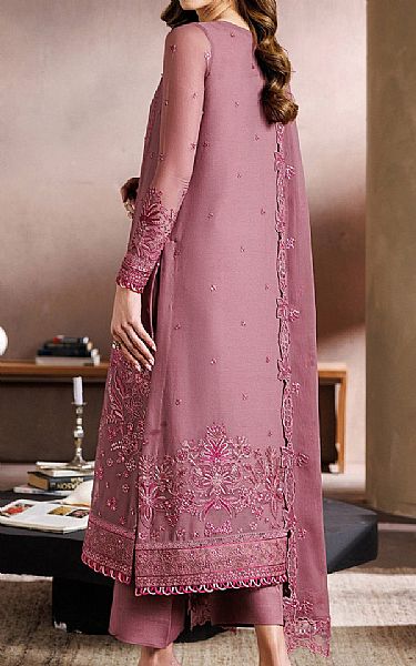 Zarif Dusty Pink Chiffon Suit | Pakistani Embroidered Chiffon Dresses USA- Image 2