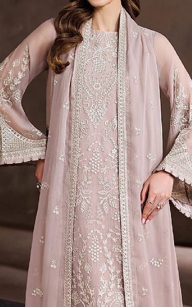 Zarif Oyster Pink Chiffon Suit | Pakistani Embroidered Chiffon Dresses USA- Image 3
