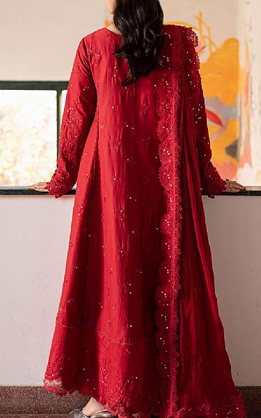 Zarposh Scarlet Lawn Suit | Pakistani Lawn Dress in USA- Image 2
