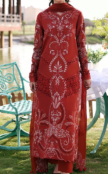 Zarposh Maroon Lawn Suit | Pakistani Lawn Dress in USA- Image 1