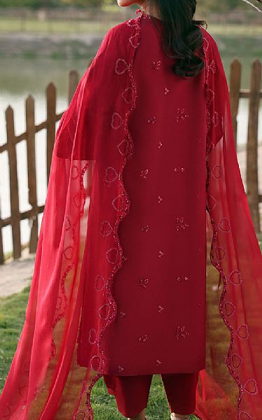 Zarposh Hot Pink Lawn Suit | Pakistani Lawn Dress in USA- Image 2