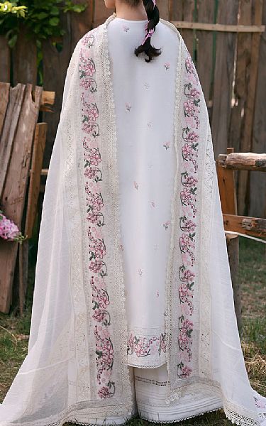 Zarposh Off-white Lawn Suit | Pakistani Lawn Dress in USA- Image 2