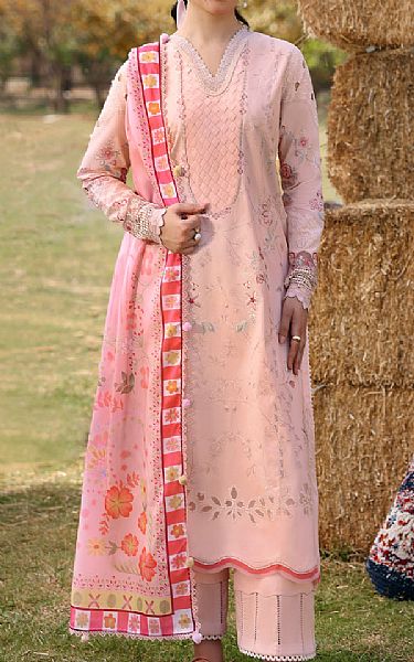 Zarposh Pink Lawn Suit | Pakistani Lawn Dress in USA- Image 1