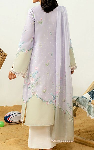 Zarposh Lilac Lawn Suit | Pakistani Lawn Dress in USA- Image 2